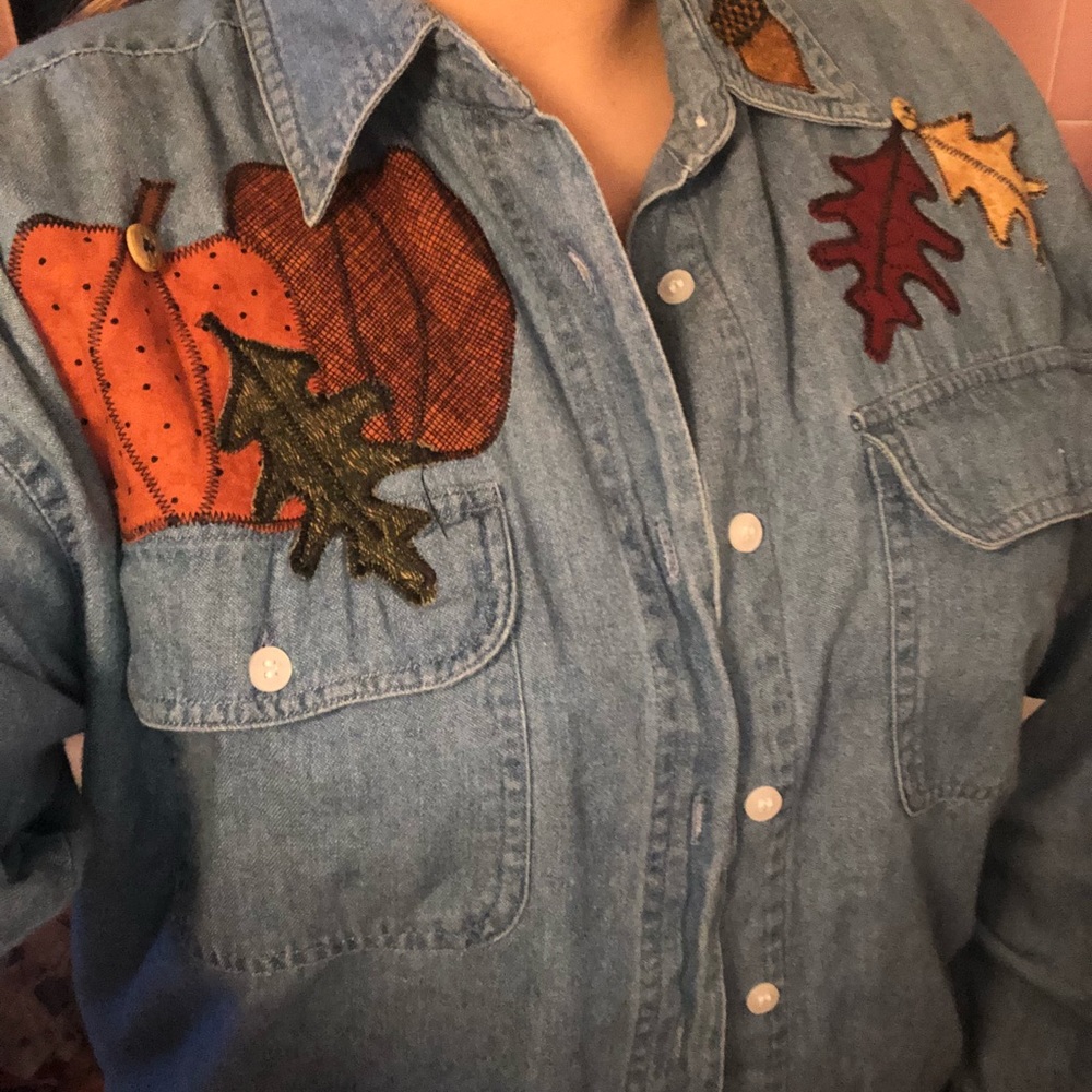 VINTAGE FALL DENIM JACKET
